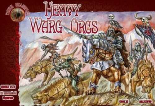 Alliance PLASTIC MODEL KIT HEAVY WARG ORCS 1/72 72010