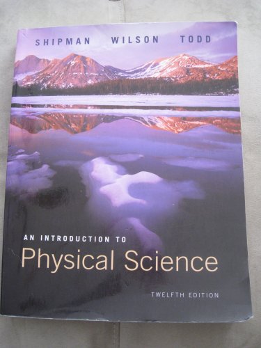 An Introduction to Physical Science 0618935967 Book Cover