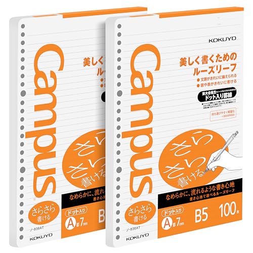 RN(KOKUYO) LpX [Y[t 炳珑 hbgr B5 Ar 100 2 m-836ATX2AM