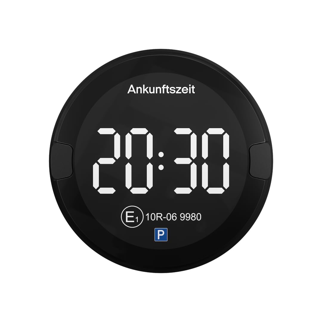 OOONO P-DISC NO2 – Elektronische Parkscheibe mit KBA-Zulassung nach StVO