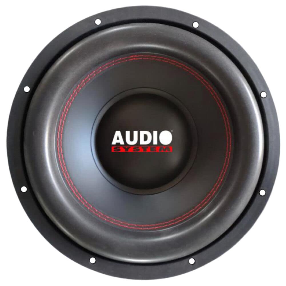 KIT Set FÜR Audio System ASY10 ASY-10 1 Subwoofer 25 cm 10" Durchmesser, Doppelschwingspule, Dual Voice Coil, 2+2 Ohm, 500 Watt rms 1000 Watt max, 1 Stück