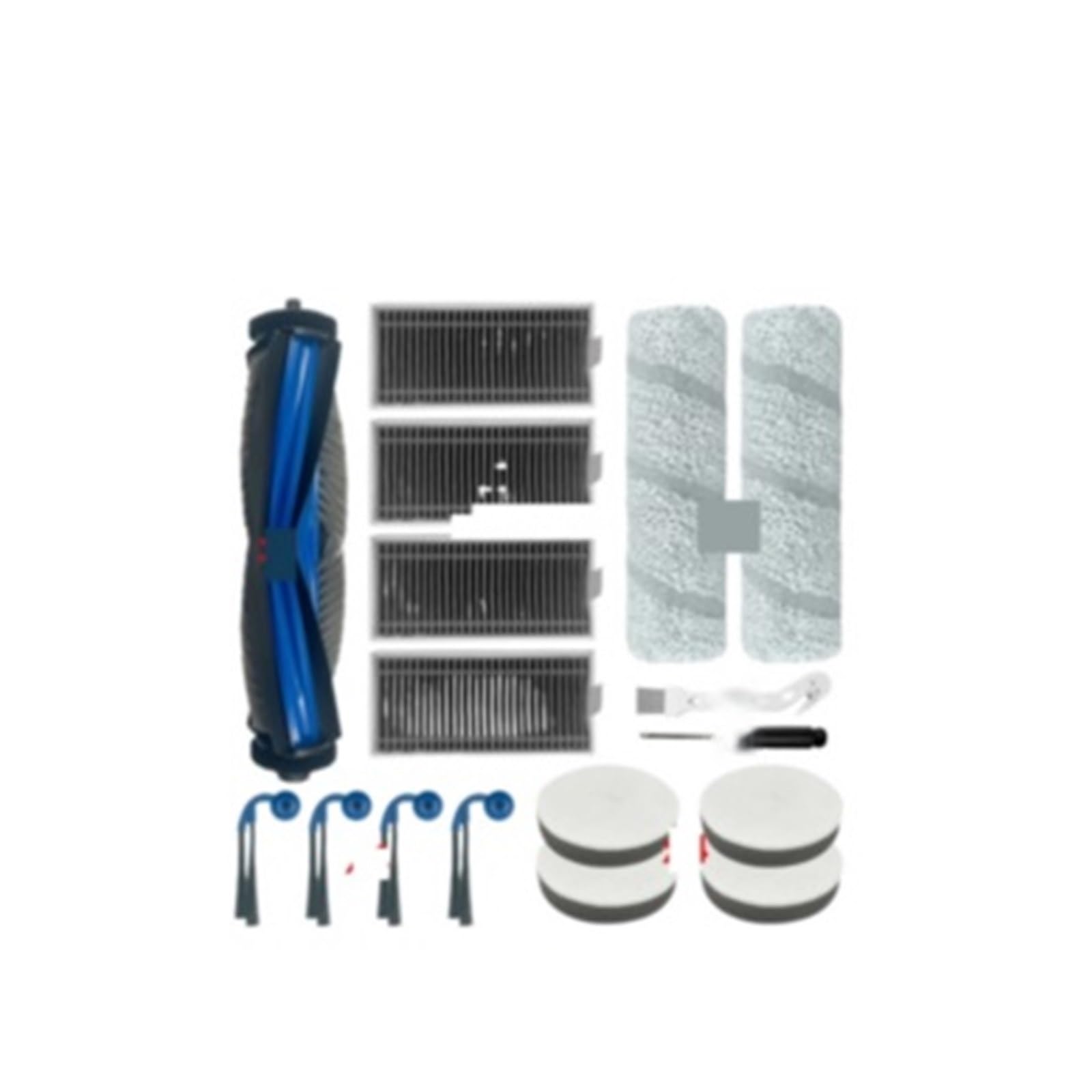 HIZON Robot Vacuum Cleaner Replacement Accessaries Kit Set， Compatible For ECOVACS，Compatible For DEEBOT， X11 0mni(3pcs)