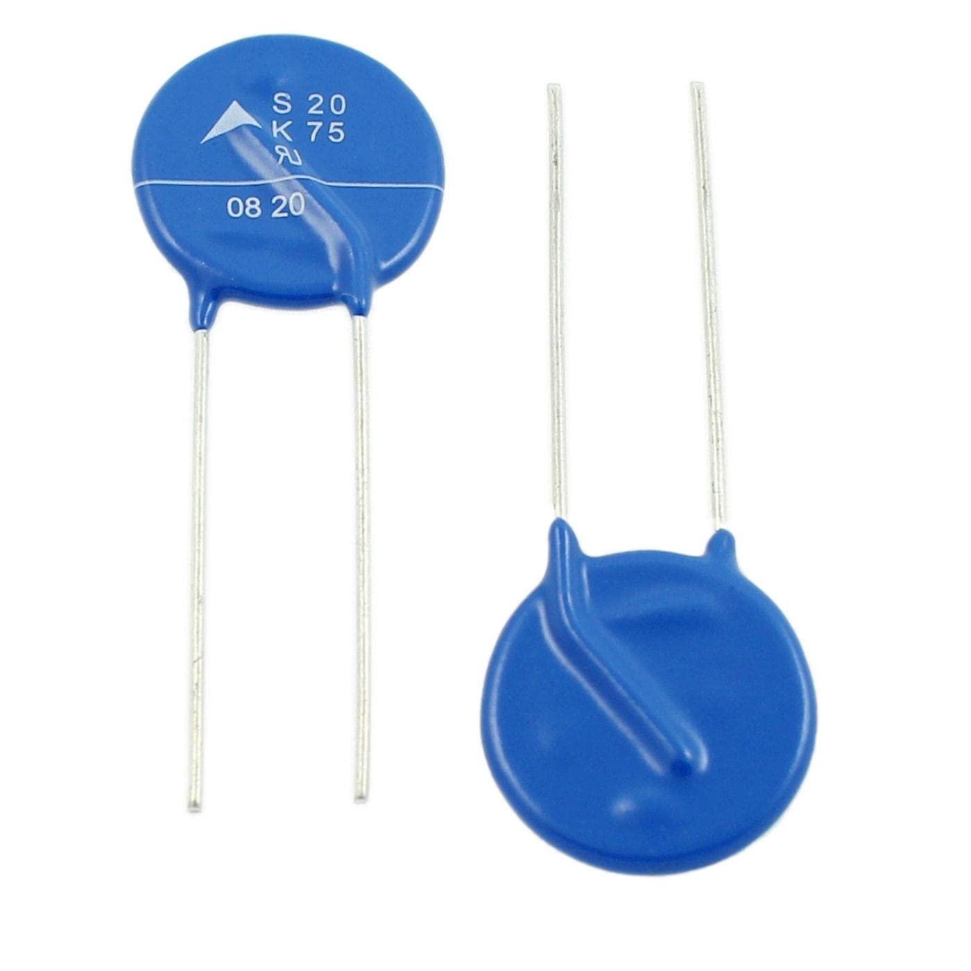 5x Dischi di varistore S20K75 75V 1W RM10 d21x4mm Epcos B72220S0750K101