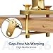 METRAXION Boat Cleat 6 inch 2 Pack Brass Color, Marine Grade 316 Stainless Steel Open Base Golden Dock Cleat, Gold Rope Cleat with Fasteners, Sail Nautical Decor