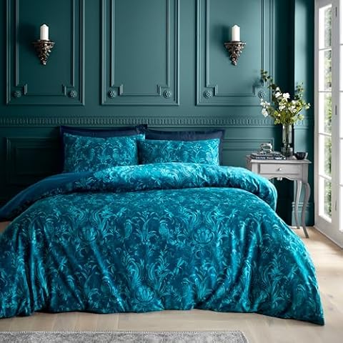 Catherine Lansfield Bridgerton Regal Birds Duvet Cover Set Cover