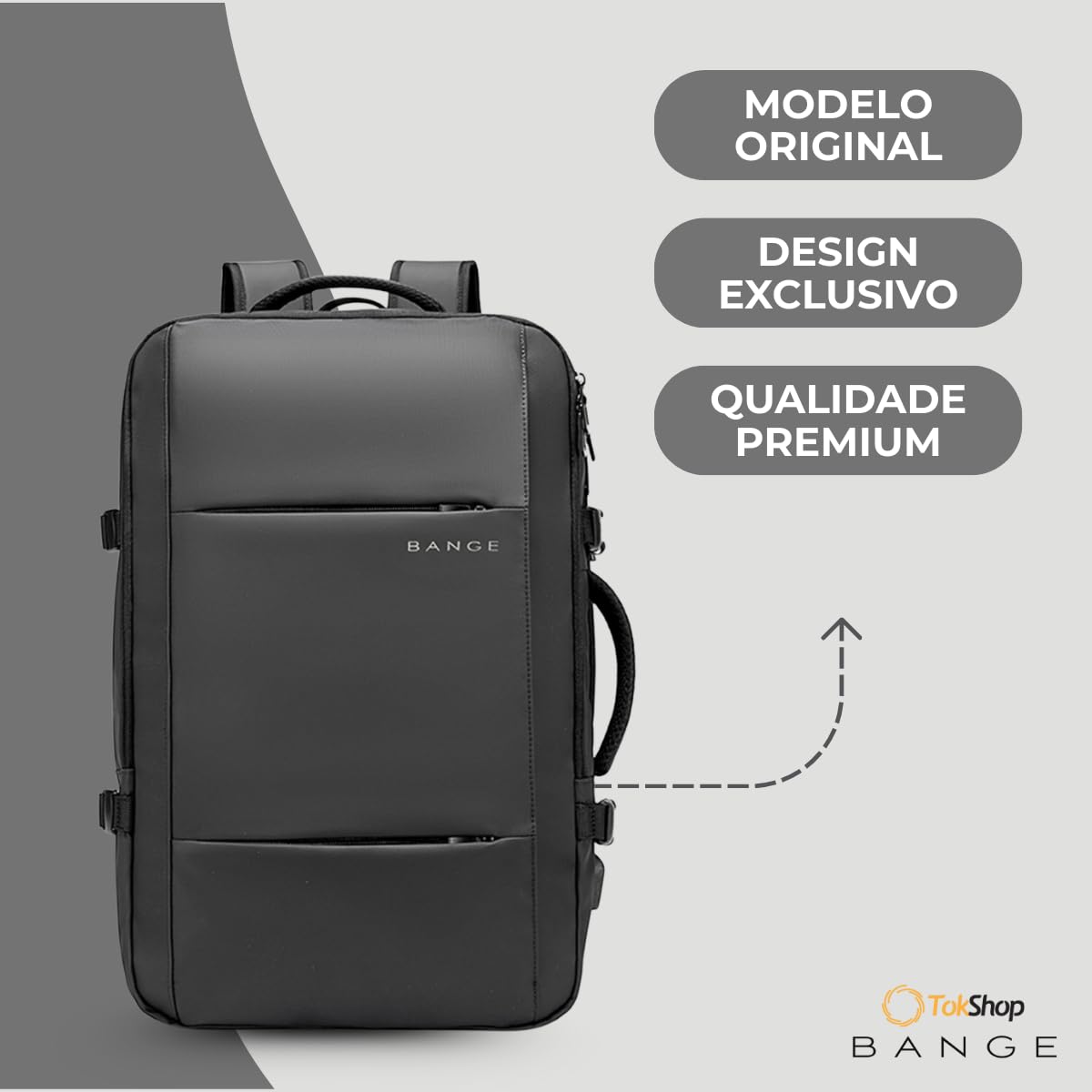BANGE Mochila Executiva Masculina Reforçada de 40L Expansível Antifurto Impermeável para Notebooks de Até 17.3 Polegadas em promoção! Veja a oferta e mais achadinhos de Mochilas & Pastas Masculinas 7 Hoje é o melhor dia para comprar BANGE Mochila Executiva Masculina Reforçada de 40L Expansível Antifurto Impermeável para Notebooks de Até 17.3 Polegadas com aquele preço maroto! Promoção! Aproveite a oferta! 7