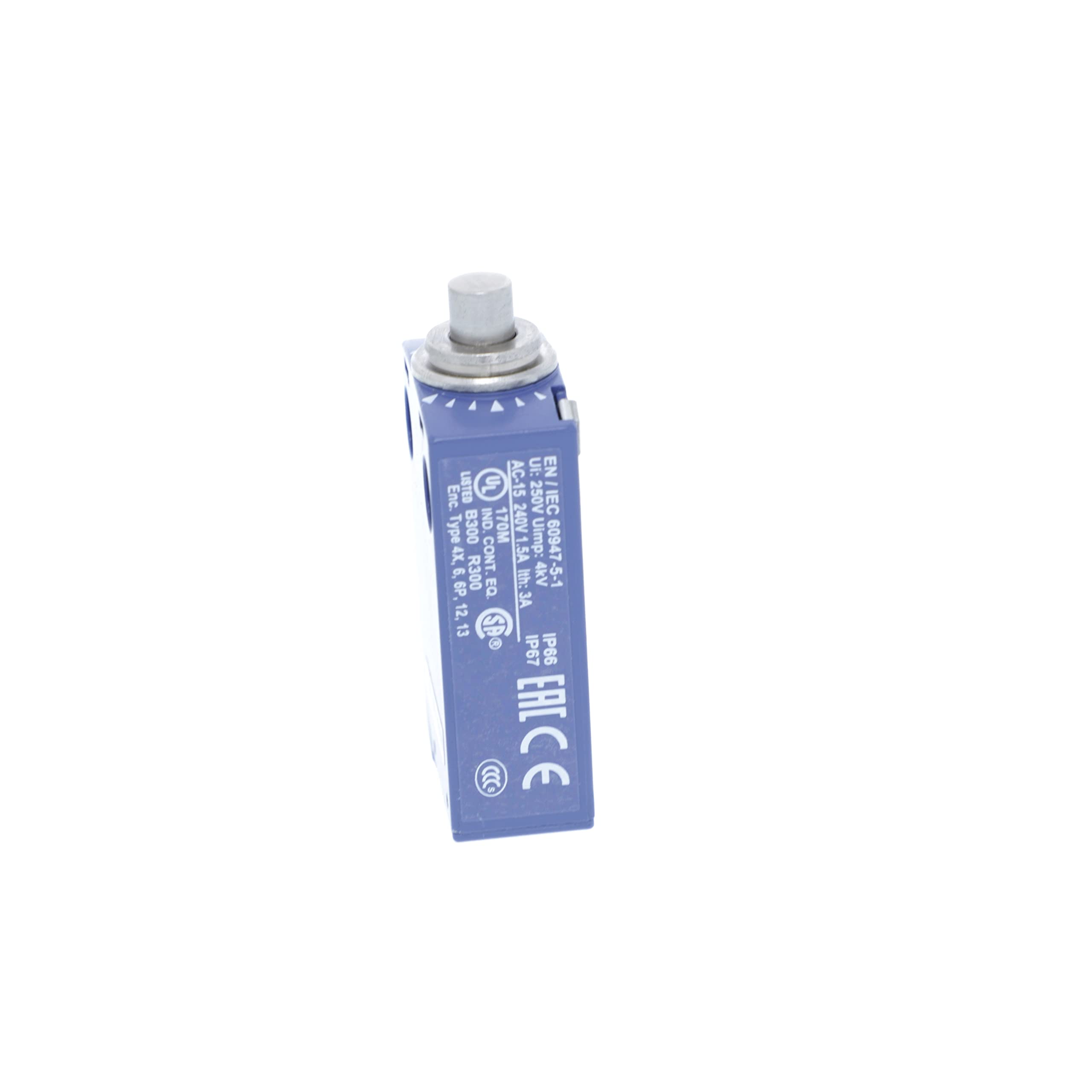 IDP MET NC/NA RECT PULSADOR CONECTOR M12