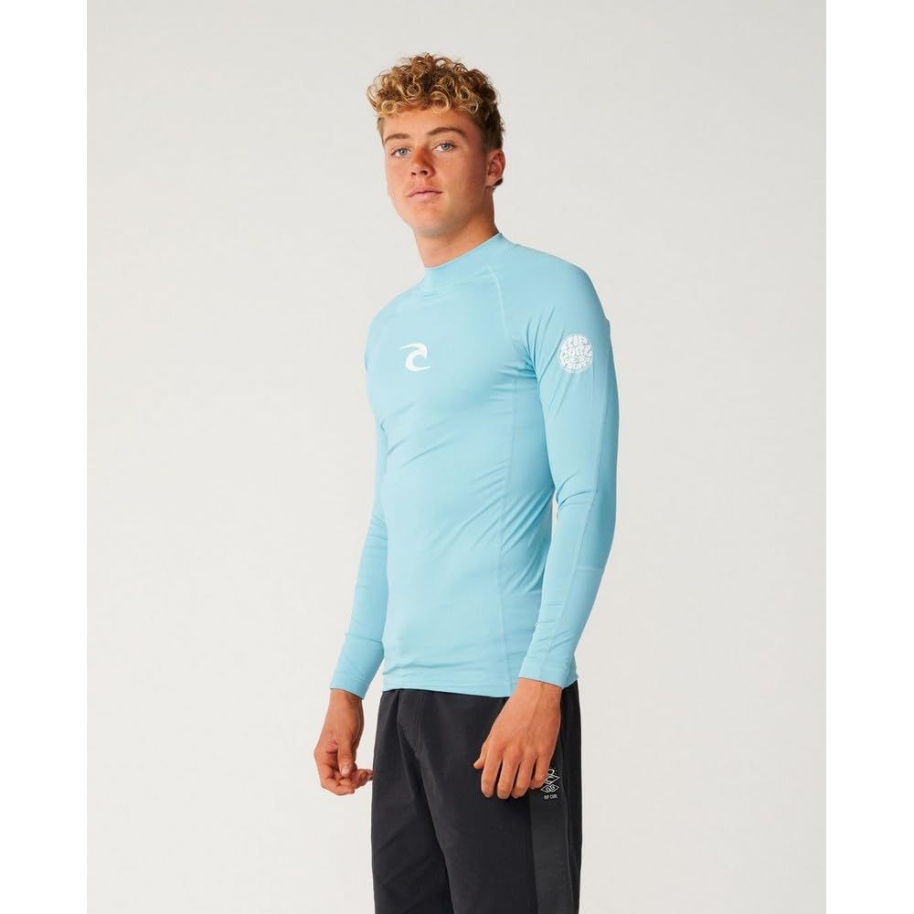 RIP CURL Rash Guard A Maniche Lunghe Waves UPF Perf XL