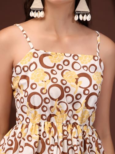 Image of Daevish Women's Skater Knee Length Dress | Dress for Women | Western Dresses for Women | Fit and Flare Mini Length Dress