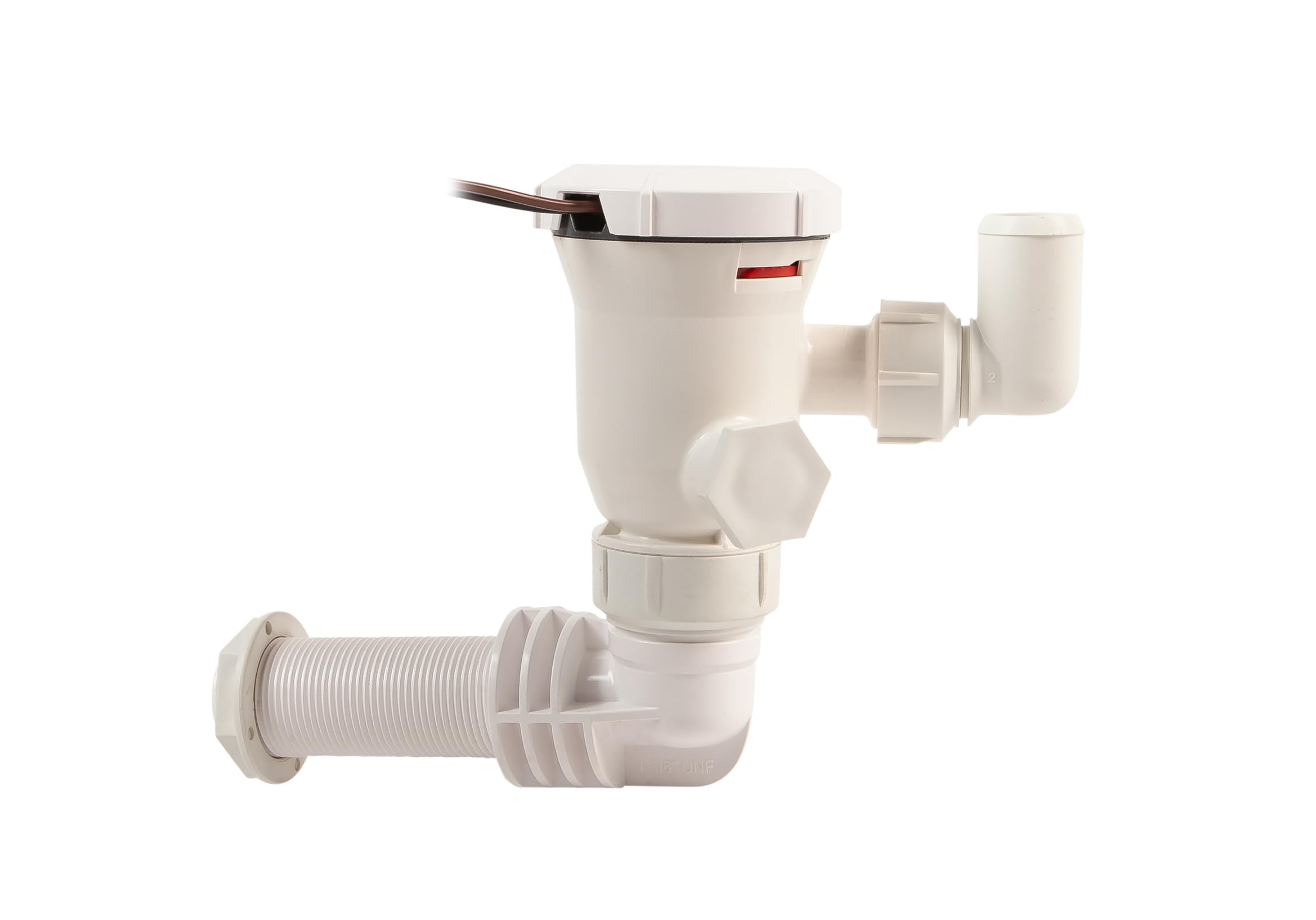 attwood 5664-4 Tsunami Mk2 1200 GPH Aerator, 90 Degree Elbow