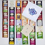 Twinings Tea Bags Sampler Assortment Variety Pack - 40 Count with Gift Box and Travel Pouch - Essentials
