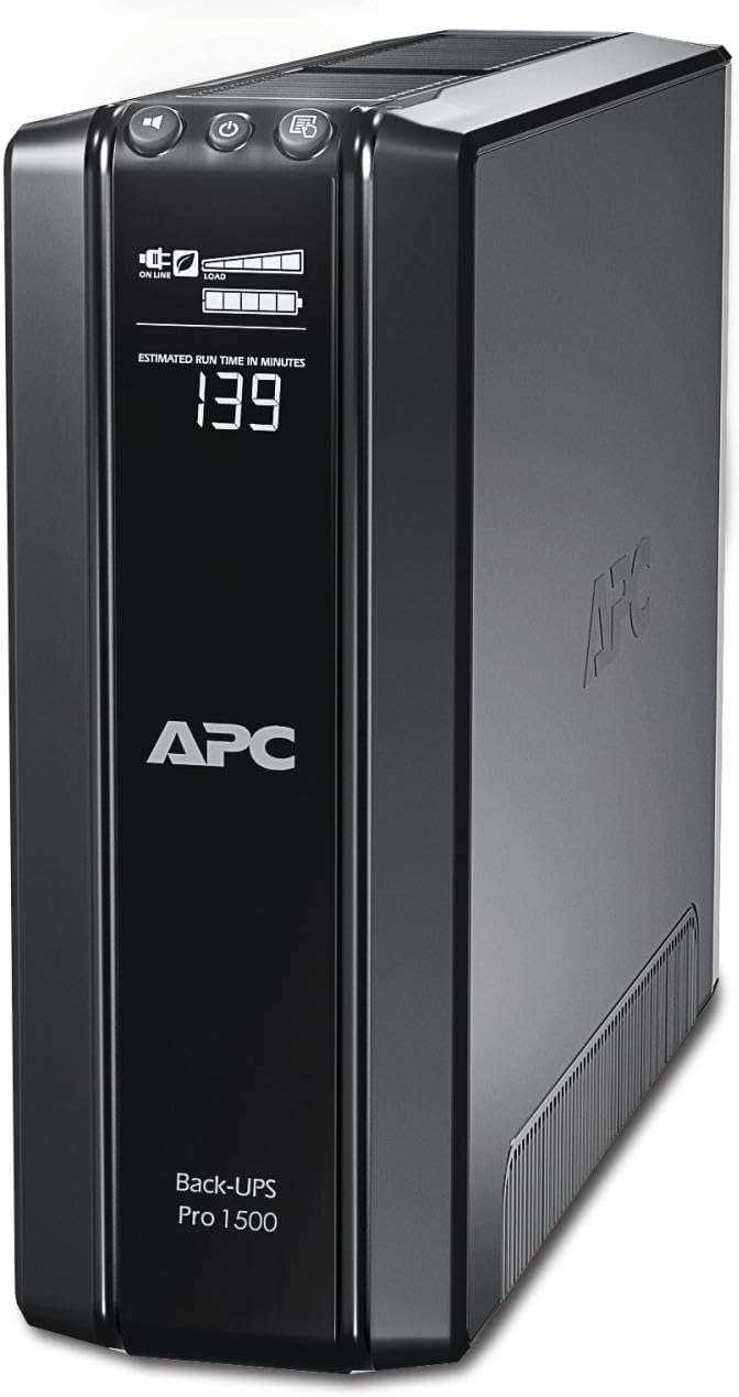 APC by Schneider Electric Power-Saving Back-UPS PRO - BR1500GI - Uninterruptible Power Supply 1500VA (AVR, 10 Outlets IEC-C13, USB, Shutdown Software)