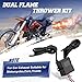 Dual Exhaust Flame thrower Kit Flame Kit for Car Exhaust Suitable for Motorcycles,Cars,Trucks,Dual Flame thrower Kit with All Installation Accessories
