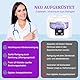 Ultraschallreinigungsgerät, 490000Hz UV Ultraschallreiniger 340 ml Dental Pod Ultrasonic Cleaner für Zahnersatz, Retainer, Aligner Zahnschiene, Prothesen, Schmuck mit digitalem Timer