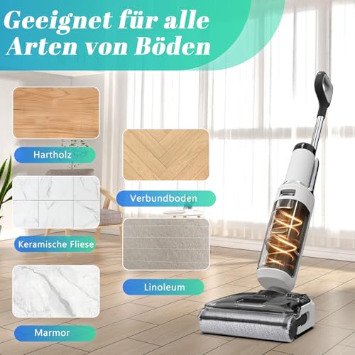 YYDSLEE Zubehörset für Tineco Floor One Stretch S6/S7 Stretch Ultra/Switch S6 Nass und Trockensauger Ersatzteile 7 Stück Zubehör 2 Bürstenrolle + 4 Filter Ersatzteile + 1 Reinigungsbürste