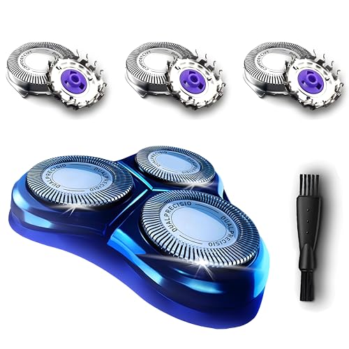 HQ8 Replacement Heads Blade Compatible with Philips Norelco Aquatec Shavers, Razor Cutter Head for HQ8505 PT720 AT815 AT810 AT880, New Upgraded OEM Blades, 3-Pack