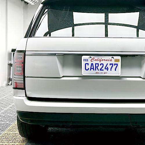 Lengnoyp LICENSEPLATEFRAME001 2-Pack Solid Silver Rust-Proof Car License Plate Frames thumb #3