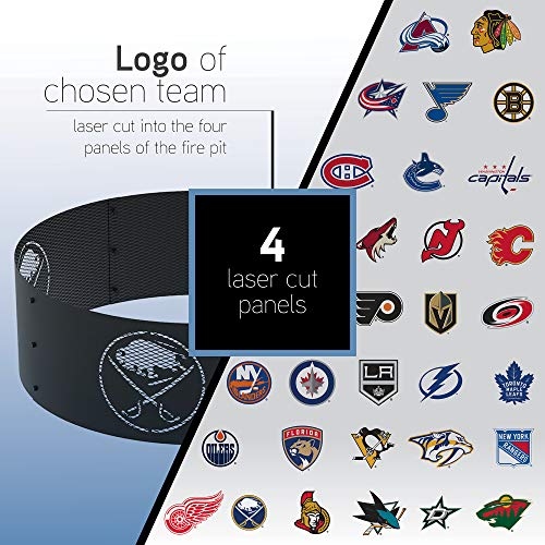 Blue Sky Outdoor Living Fr361208-Cb Round Ring Fire Pit, Chicago Blackhawks #TOP4