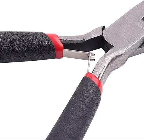 Miniatura 6 de Mini alicates de nariz doblados Multifunción Pelacables de precisión de alambre de mano Herramienta de fabricación de joyas con cuentas de alambre