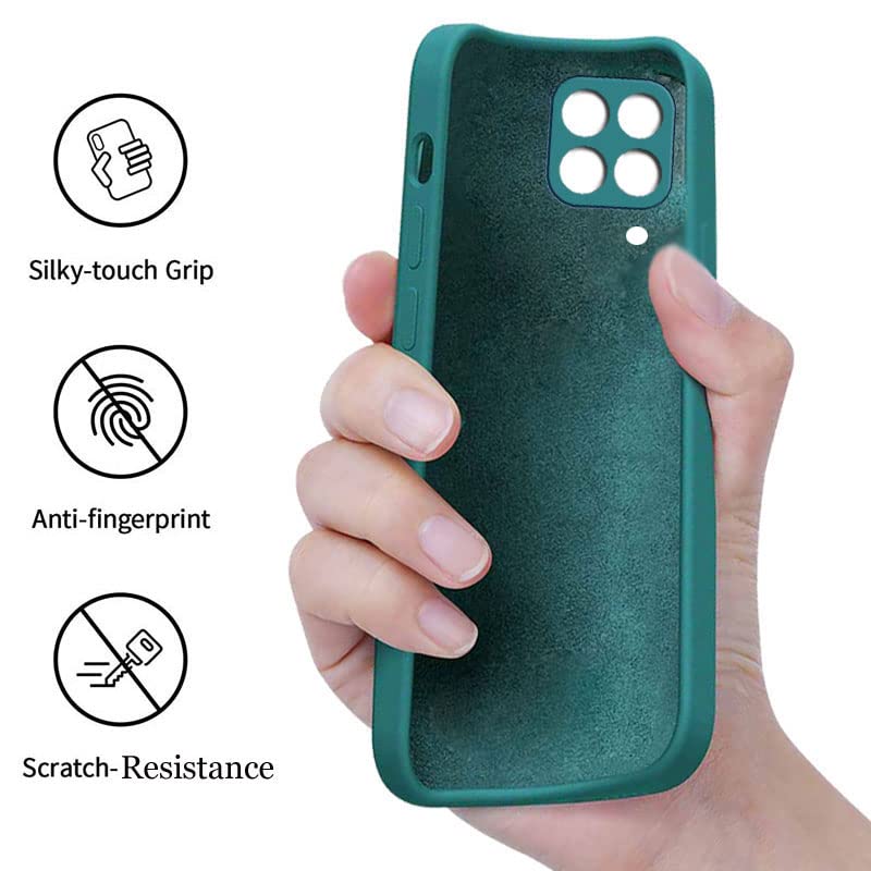 Image of A rtistque Back Cover Case for Samsung Galaxy A22 4G with Camera Protection | Shockproof TPU | Stylish Protective Design | Slim Fit | Ultra Matte | Samsung Galaxy A22 4G Back Cover - Green