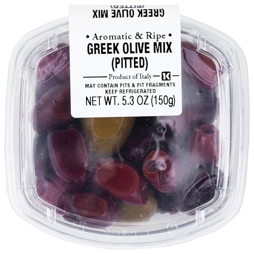Fresh Pack Greek Olive Mix, Pitted, 5.3 oz