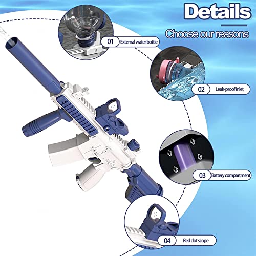 Pistola De áGua AutomáTica, Totalmente Automatizado Arma De Agua A Arma De áGua Mais Forte, Brinqued