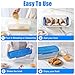 Batter Bowl with Lid, 2-Pack Fish Batter Shaker, Better Breader Shaker Bowl with Breading Shaker Tray, Batter Bowl with Lids Shaker for Frying Chicken Wings Fish Onion Rings Veggies