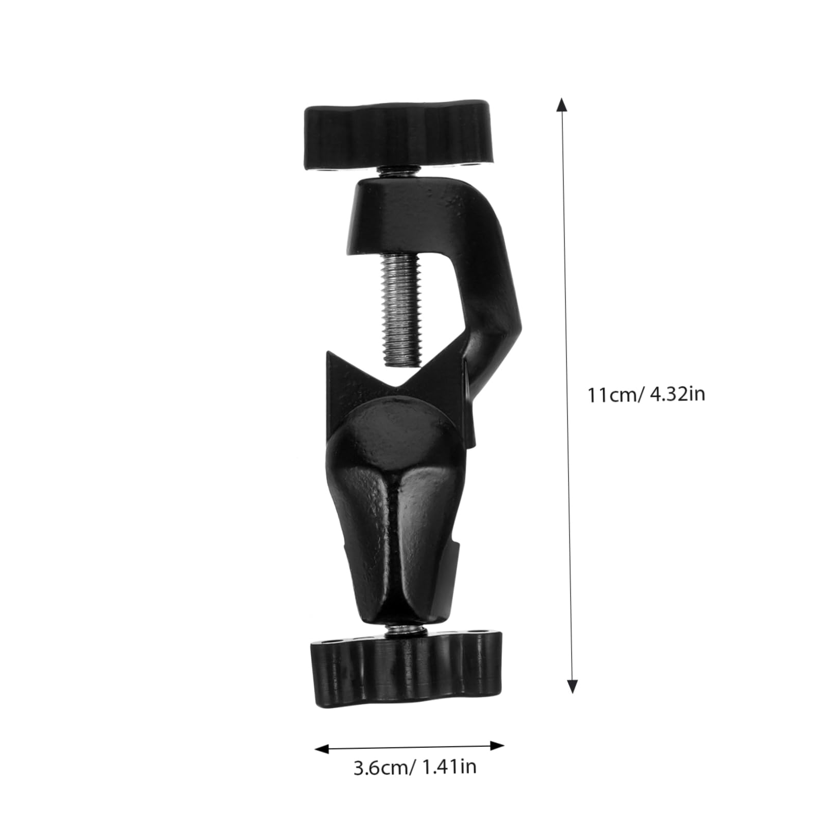 Cabilock 2Pcs Cross Clamp Holder Adjustable Lab Stand Support for Right Angle Applications Clamp Holder for Laboratory Use