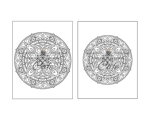 125 Mandalas: An Adult Coloring Book Featuring 125 of the World's Most Beautiful Mandalas for Stress Relief and Relaxation - Image 52