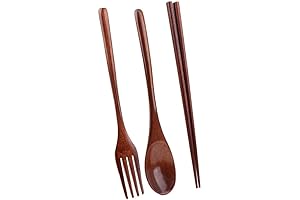 Cutlery 3PCS Fork Chopsticks Spoon Set: Dining Elevated