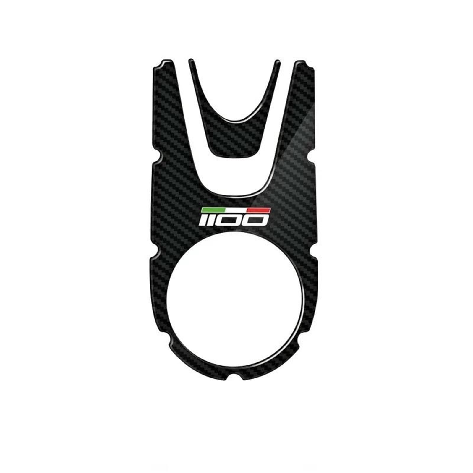 Carbon-Look Motorcycle Gas Cap Sticker Tank Pad for Ducati for Monster 696 796 821 1100 1200 for Diavel Streetfighter(Color11)