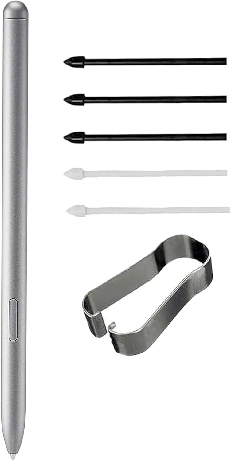 Tab S10 FE S Pen plata con puntas intercambiables para trazos de precisión 7