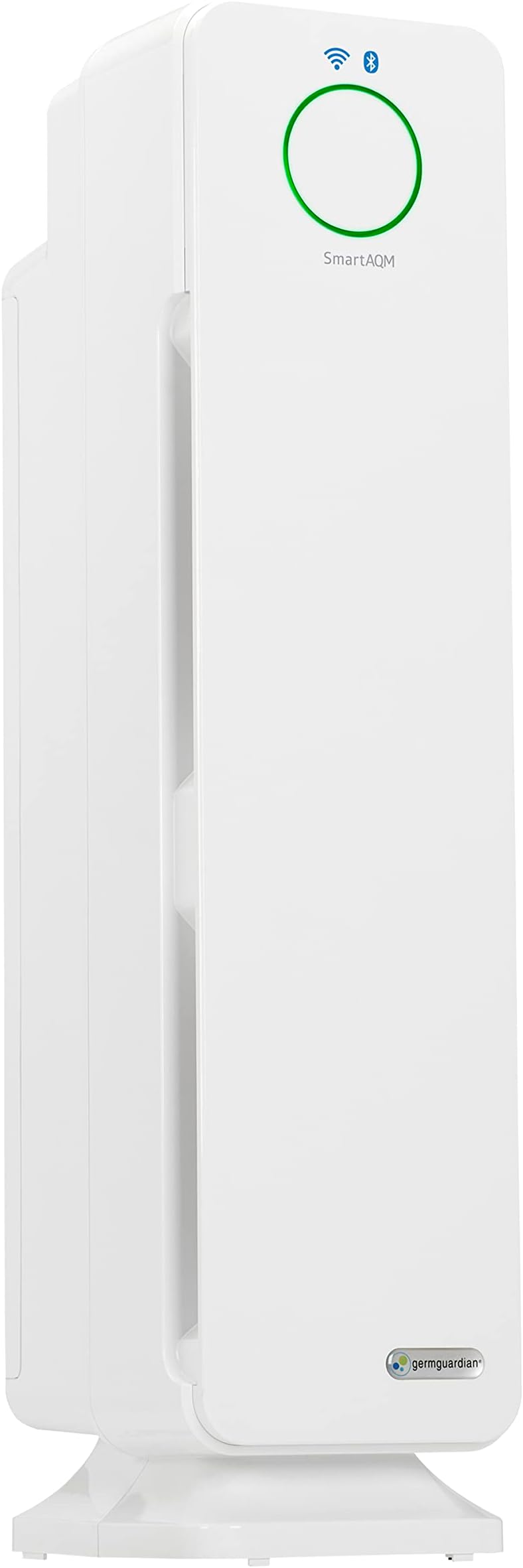 Germ Guardian CDAP5500WSP 28” 4-in-1 WiFi & Bluetooth Smart Voice Control Air Purifier for Home, Smart AQM, UV-C, Filters Allergies, Dust, Pet Dander, & Odors, 5-Yr Wty, GermGuardian, White