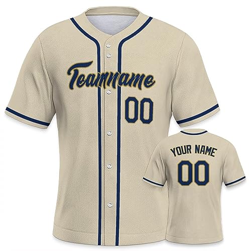 Personalisiertes Baseball Trikot Herren - Mit Name & Nummer Druck