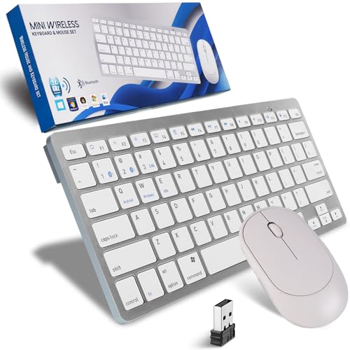 Teclado inalámbrico con ratón silencioso: olvídate del ruido y los cables molestos