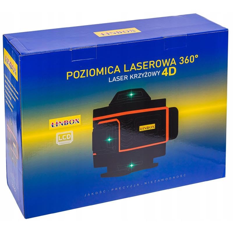 POZIOMICA LASEROWA LASER KRZYŻOWY BLOKADA WAHADŁA