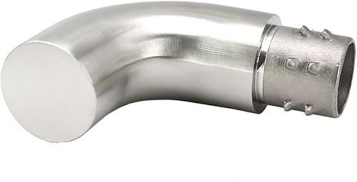 Retorno de pared de pasamanos de grado 316 de acero inoxidable para tubo de 1-12 pulgadas (1.500 in)