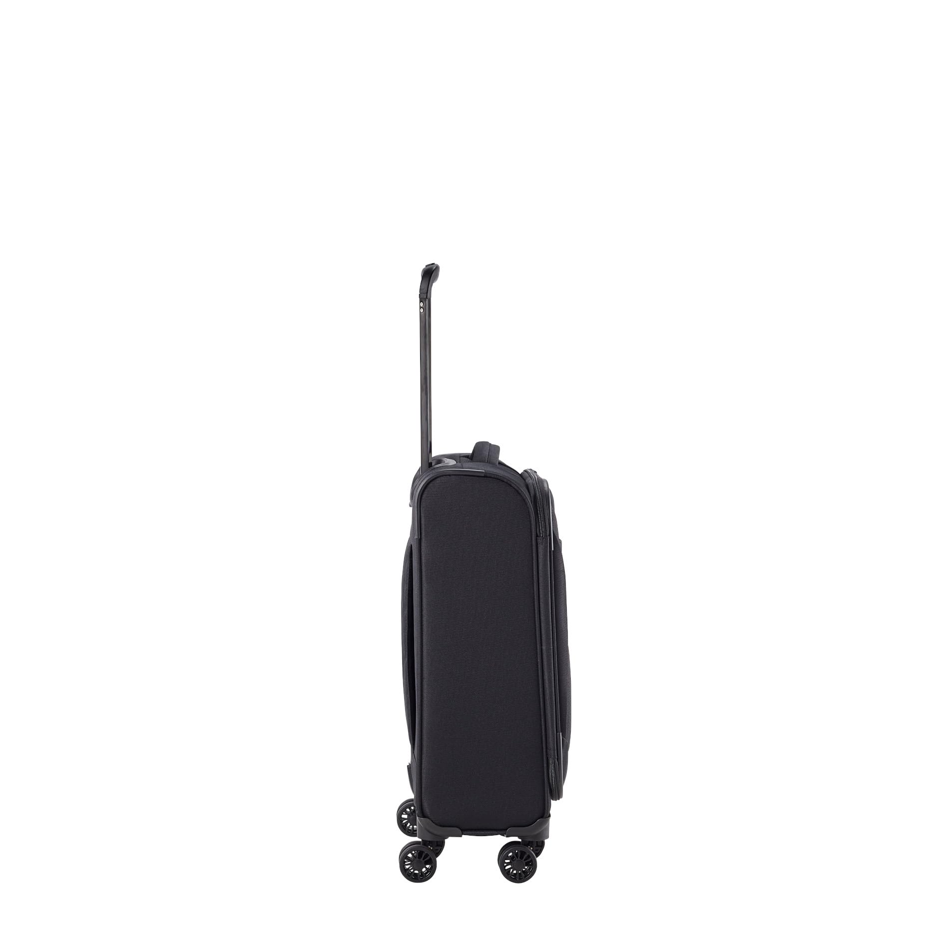 Travelite Walizka na kółkach + walizka Chios 4 w Trolley S, czarny, Einheitsgröße, Miękki bagaż podręczny walizka na kółkach z 4 kółkami