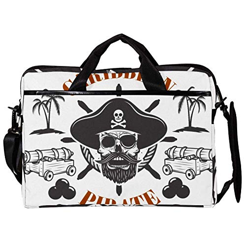 Bolso Piratas del Caribe para portátil de 14 a 15.4 pulgadas con correa de mensajero ajustable