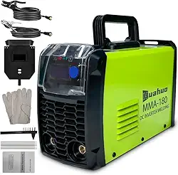 Máquina de Solda Inversora,Portatil de Alta Potência com Acessórios MMA180(220V/120A) (Verde-220V)