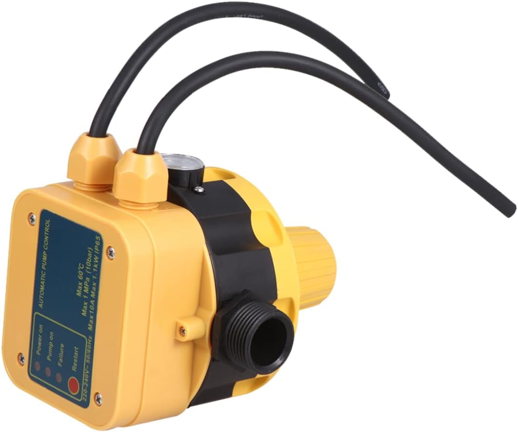 TEHAUX Water Pump Controller for Pool Draining Electronic Pressure Regulator Pump Automatic Plastic Construction