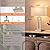 Nightstand Table Lamps for Bedrooms Set of 2 - Touch Bedside Lamp with USB C+A, 3 Way Dimmable Living Room Lamps for End Tables Set of 2(White&Flash-Grey)