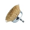 Gunpla 3" Wire Cup Brush with 1/4" Hex Shank Hardened Brass Steel Crimp Wheel Heavy Duty Wires Brushes for Metal, Removal of Rust Corrosion Paint
