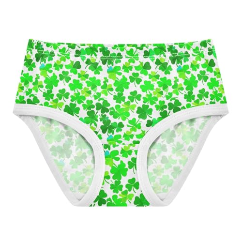 Joisal Green Clover Leaves Girls Underwear Toddlers 2t Cotton Little Girl Panties Animals Kids Undies Briefs