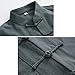 Cotton Linen Tai Chi Uniform Martial Art Set, Tang Suit Unisex Chinese Traditional Clothing Kung Fu Clothes Jacket Blue-L