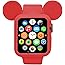 Navor Soft Silicone Protective Case with Cartoon Mouse Ears Compatible for Apple Watch 42mm Series 1/2/3 - Red