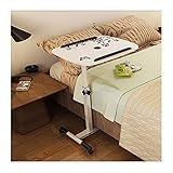 used bedroom furniture sets near me  Adjustable Laptop Stand Desk Height-Adjustable It Can Be Used in The Bedroom Living Room Balcony Bed Nursing (Color : Pink) (White)