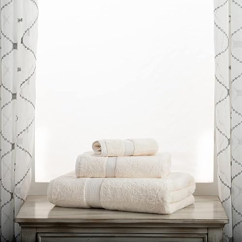 Vista 1056 de SUPERIOR - Juego de toallas de algodón egipcio de 28.22 oz/m², incluye 2 toallas de baño, 2 toallas de mano, 2 toallas para la cara, artículos
