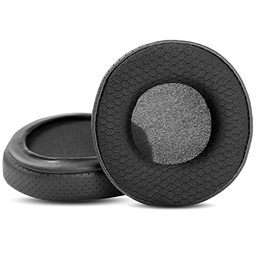 YDYBZB Fabric Ear Pads Cushion Earpads Pillow Replacement Compatible with PDP Afterglow AG9 PS4 Wireless Headphones