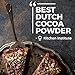 Cocoa Powder (8 oz) Dutch Processed Cocoa Powder, Unsweetened, Extra Rich Cocoa Flavor, 22-24% Fat, Premium Culinary Grade, Non-GMO Sourced, Fair Trade Certified, Perfect Cocoa for Baking and Cooking